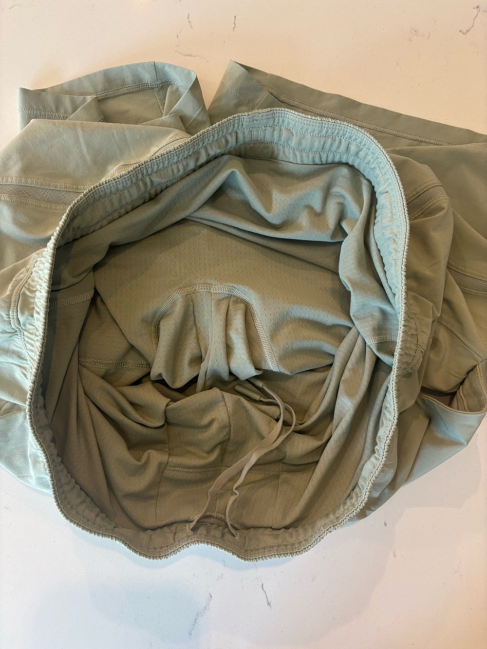 Lululemon Pace Breaker Green Grey Men’s Running Training Athletic liner - Picture 6 of 6